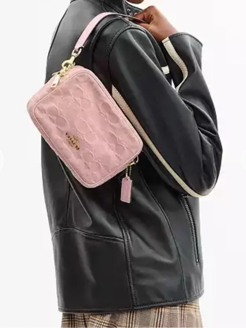 NWT💗Coach Mini Carey Crossbody Bag
Light Pink Signature Denim CEN19 Shoulder - Picture 4 of 11